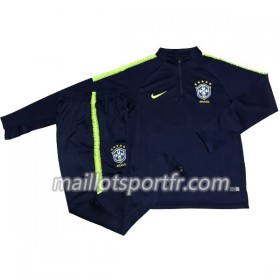 Brésil Ensemble Sweat d'entrainement 2018 Bleu II